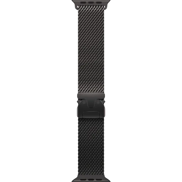 Apple Watch Series Ultra 3 49mm Black Titanium Case with Black Titanium Milanese Loop S