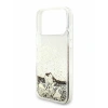 Guess для iPhone 17 Pro чехол Liquid Glitter Charms Hard Gold